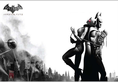 75% OFF on Batman And CatwomenPoster (18 x 12 Inches) by Shopkeeda Paper Print