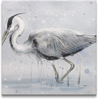 38% OFF on Grey Heron Canvas Art