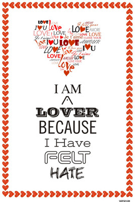 16% OFF on Poster - I Am A Lover Paper Print 16% OFF on Poster - I Am A Lover Paper Print