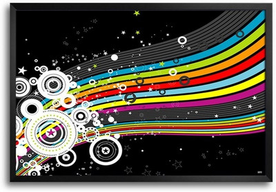 74% OFF on Psychedelic Music Fp00004103 Framed Photographic Paper