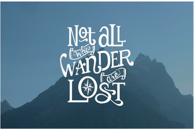75% OFF on Artmagik Not All Qho Wander Poster Fine Art Print