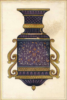 55% OFF on Decorative Vase Mughal Miniature Fine Art Print