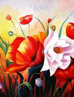 75% OFF on Canvas Painting Without Frame -Nature Lady Canvas Art