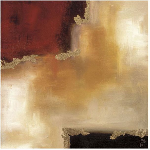 Montage - Crimson Accent II Fine Art Print