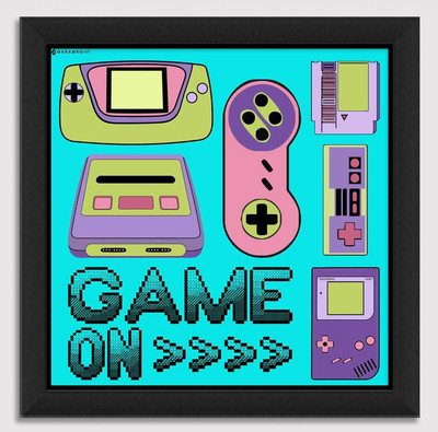 90's Game on Canvas Art 90's Game on Canvas Art