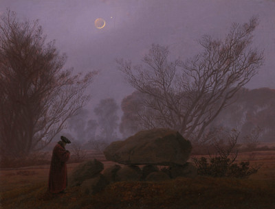 14% OFF on A Walk At Dusk By Caspar David Friedrich German Fine Art Print