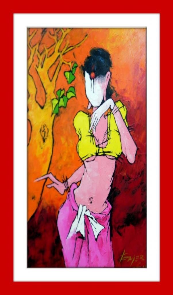 33% OFF on Hot Pose Painting Fine Art Print