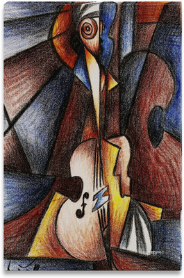 45% OFF on Cello Cubism Painting Canvas Art