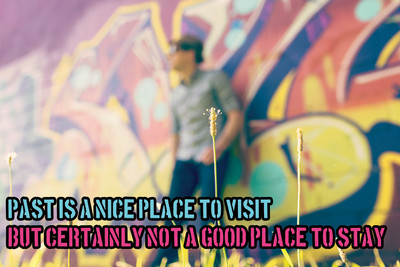 16% OFF on Past Is A Nice Place To Visit Poster Paper Print