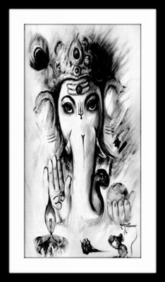 37% OFF on Sketch Ganesha Fine Art Print
