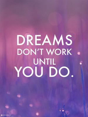 Dreams don't work Paper Print Dreams don't work Paper Print