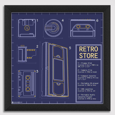 90's retro Store Canvas Art 90's retro Store Canvas Art