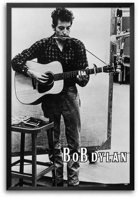 53% OFF on Bob Dylan Like A Rolling Stone Fp00004698 Framed Photographic Paper