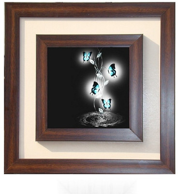 20% OFF on Lila Painting DVL- L- 390 With Wooden Frame Canvas Art