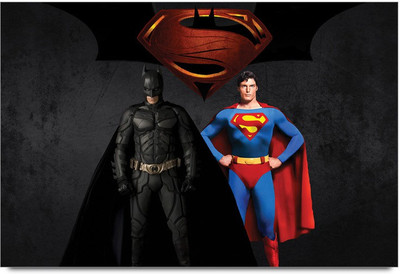 34% OFF on Batman And Super Man Paper Print 34% OFF on Batman And Super Man Paper Print