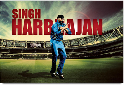 53% OFF on Harbhajan Singh The Turbanator Laminated Poster Paper Print