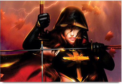 34% OFF on Amy Hot Warrior Princess with Sword 3D Poster