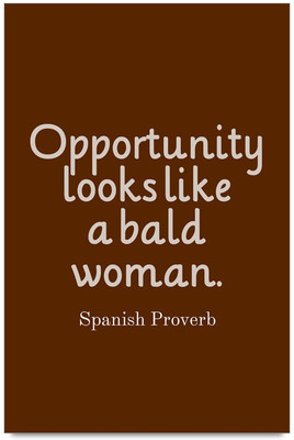 53% OFF on Oppurtunity Looks Like a Bald Woman Quote Laminated Poster Paper Print 53% OFF on Oppurtunity Looks Like a Bald Woman Quote Laminated Poster Paper Print