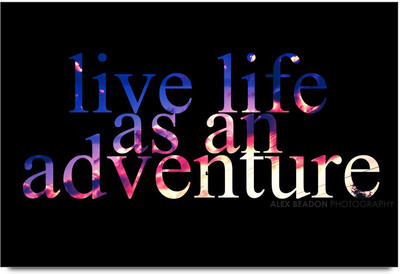 50% OFF on Adventure Quote Paper Print