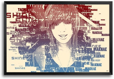 74% OFF on Typography Girl Fp00004122 Framed Photographic Paper