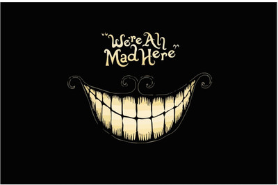 75% OFF on Artmagik We All Mad Here Poster Fine Art Print 75% OFF on Artmagik We All Mad Here Poster Fine Art Print