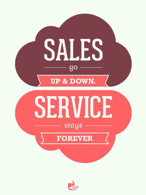 42% OFF on Sales go up & down. Service stays forever - Jason Goldberg Poster Paper Print 42% OFF on Sales go up & down. Service stays forever - Jason Goldberg Poster Paper Print