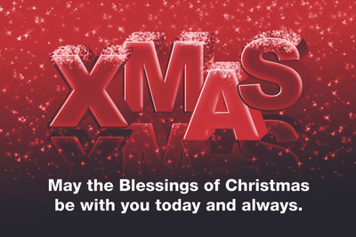 16% OFF on Poster - The Blessings of Merry Chritmas Be with You Paper Print