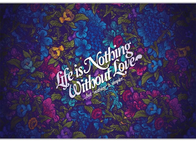 37% OFF on Life Is Nothing Without Love Poster (18 x 12 Inches) by Shopkeeda Paper Print 37% OFF on Life Is Nothing Without Love Poster (18 x 12 Inches) by Shopkeeda Paper Print