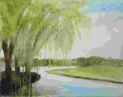 43% OFF on Painting without Frame Scenery-9 (34X22) Canvas Art