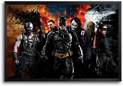 46% OFF on ShopMantra Batman Trilogy Artwork Laminated Frame Poster Paper Print 46% OFF on ShopMantra Batman Trilogy Artwork Laminated Frame Poster Paper Print