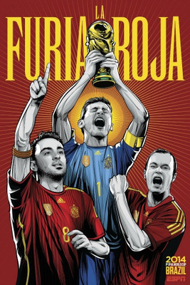 12% OFF on World Cup Poster - Spain Photographic Paper