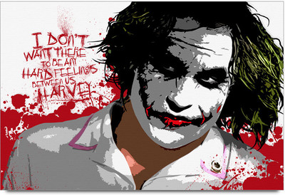 53% OFF on Joker No Hard Feelings Poster Paper Print