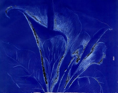 79% OFF on Painting Without Frame - Blue Water Abstrart Canvas Art