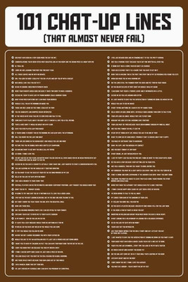 37% OFF on 101 Chat Up Lines Paper Print