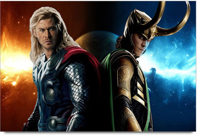 75% OFF on Thor And Loki Paper Print 75% OFF on Thor And Loki Paper Print