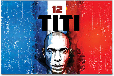 53% OFF on ShopMantra Thierry Daniel Henry France Football Poster Paper Print