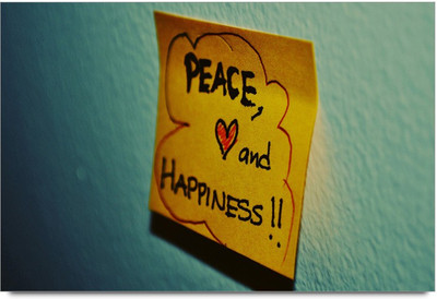 34% OFF on Peace And Happiness Paper Print 34% OFF on Peace And Happiness Paper Print
