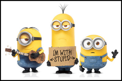 53% OFF on Minions Paper Print