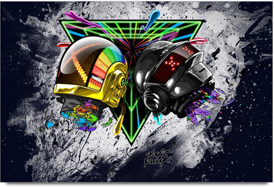 53% OFF on Daft Punk Poster Paper Print