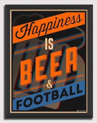 Happiness - Beer Canvas Art