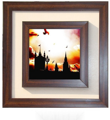 29% OFF on Lila Painting DVL- S- 218 With Wooden Frame Canvas Art