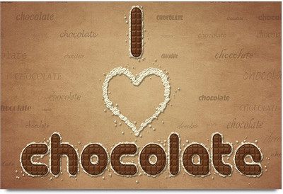 75% OFF on Chocolate Lave Paper Print 75% OFF on Chocolate Lave Paper Print
