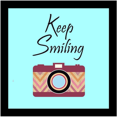36% OFF on Speaking Frames Keep Smiling Framed Photographic Paper