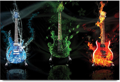 34% OFF on 3D Multi Guitars Paper Print 34% OFF on 3D Multi Guitars Paper Print