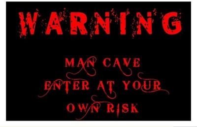 6% OFF on Man Cave - Enter at Your Own Risk Paper Print 6% OFF on Man Cave - Enter at Your Own Risk Paper Print