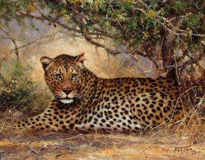 80% OFF on Holicshop Tiger Canvas Pianting without Frame Canvas Art