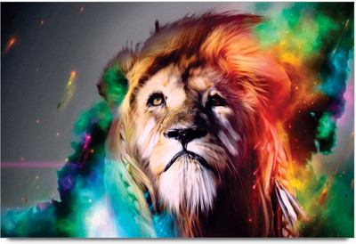 34% OFF on Amy Lion Face Big Scary Abstract 3D Poster 34% OFF on Amy Lion Face Big Scary Abstract 3D Poster