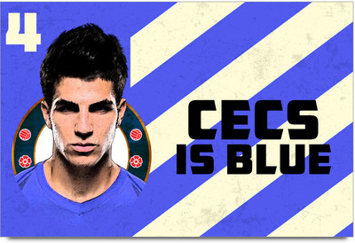 53% OFF on ShopMantra CECS Fabregas Chelsea FC Poster Paper Print