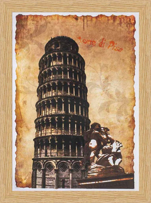 54% OFF on Torre di Pisa Framed Poster Fine Art Print