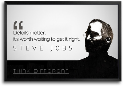 46% OFF on Details Matter Quote By Steve Jobs Graphic Artwork Laminated Framed Paper Print 46% OFF on Details Matter Quote By Steve Jobs Graphic Artwork Laminated Framed Paper Print